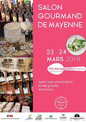 Affiche Salon Gourmand de Mayenne