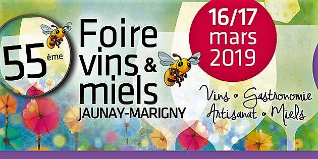foire vins et miels Jaunay-Marigny mars 2019